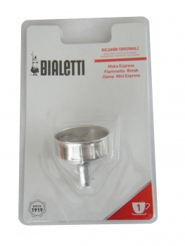 Bialetti Moka Express / Dama Trichter Filter , Break, Aluminium, 1 Tasse, 0800101