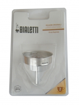 Bialetti Orzo Express Trichter Filter, Aluminium, 2 Tassen, 0800111