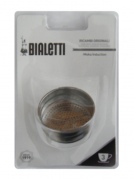 Bialetti Moka Induction Trichter Filter, Aluminium, 3 Tassen, 0800109