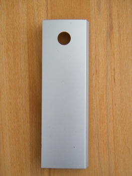 Gebrauchte Frontblende (silber/platin) rechts, Jura C5