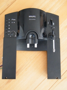 Gebrauchte Front incl. Elektronik HWD schwarz für Krups Siziliana Typ860 - Kopie - Kopie