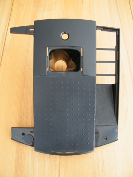 Gebrauchte Gehäusabdeckung mit Schalteröffnung für Jura C- / D- / E- / F-Serie, schwarz